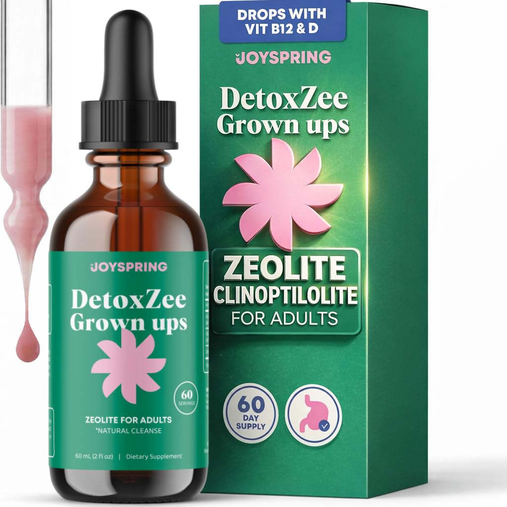 Amazon.com: JoySpring Zeolite Drops for Adults – Liquid Zeolite